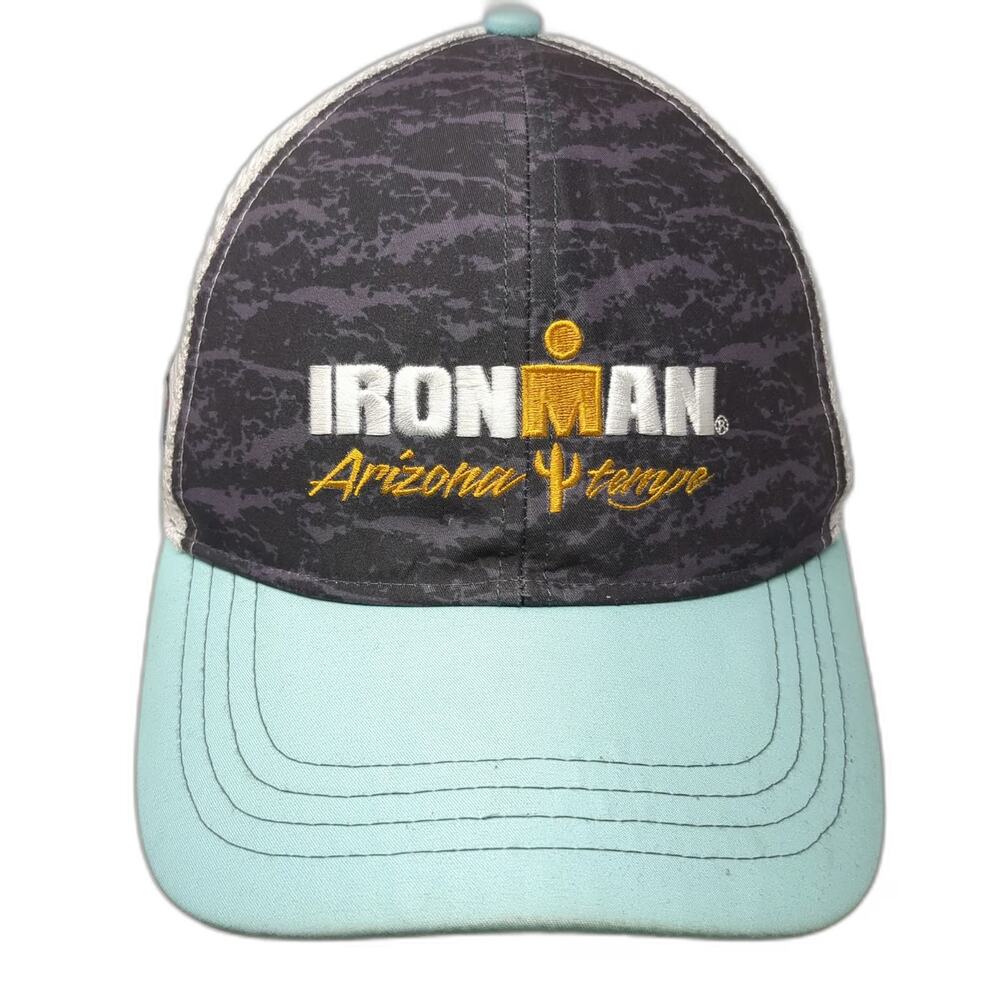 BOCO Gear Ironman Arizona Tempe Trucker Hat Blue White One Size Snapback Mesh
